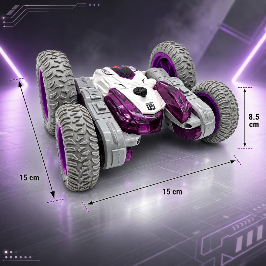 RC Smoke Stunt Car for Kids | 360° Spinning Car with Lights