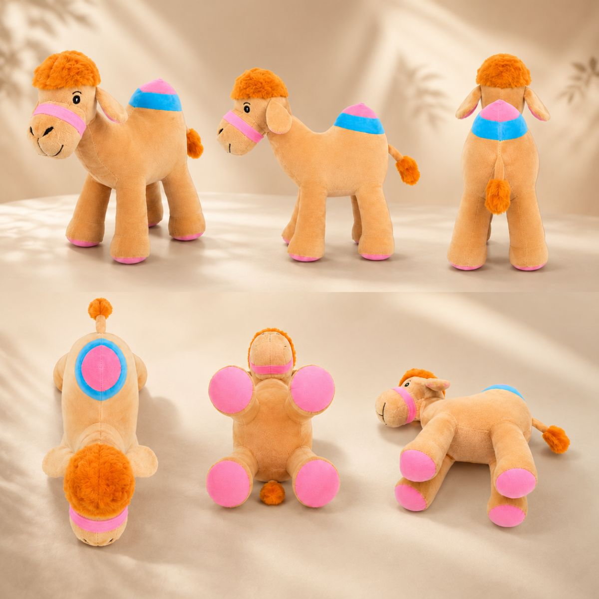 Standing Camel Plush Soft Toy for Kids | Cute Stuffed Animal