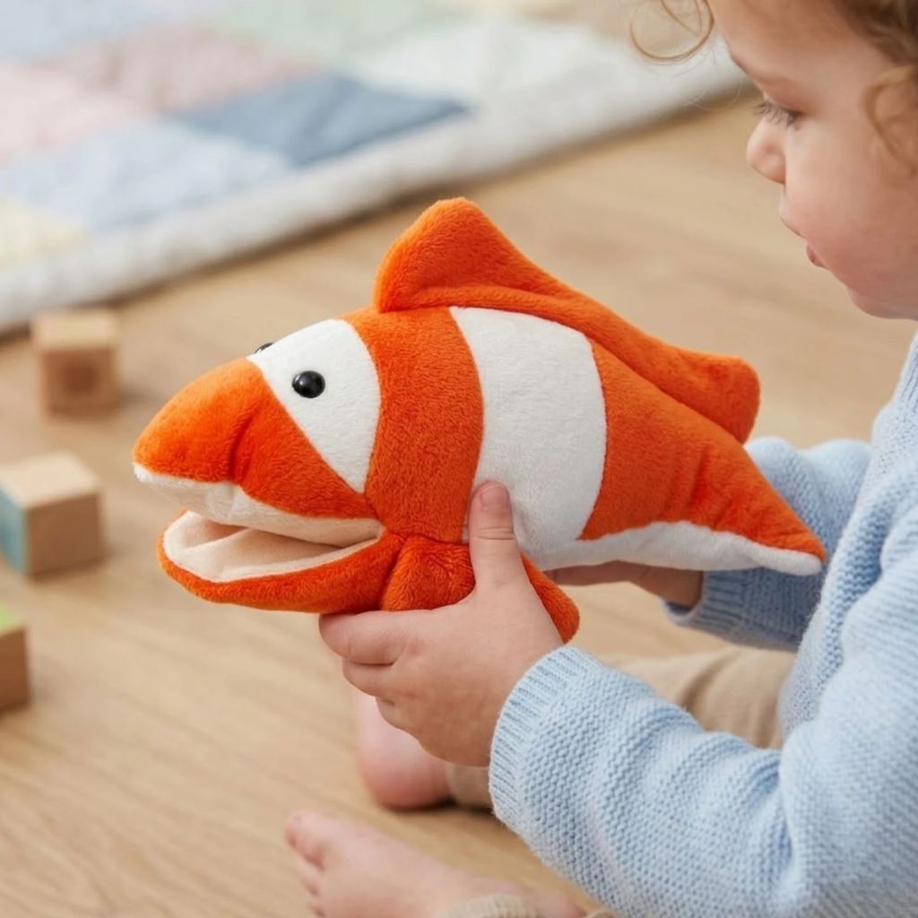 Cute Orange Fish Plush Toy for Kids & Babies | Toys Cartel