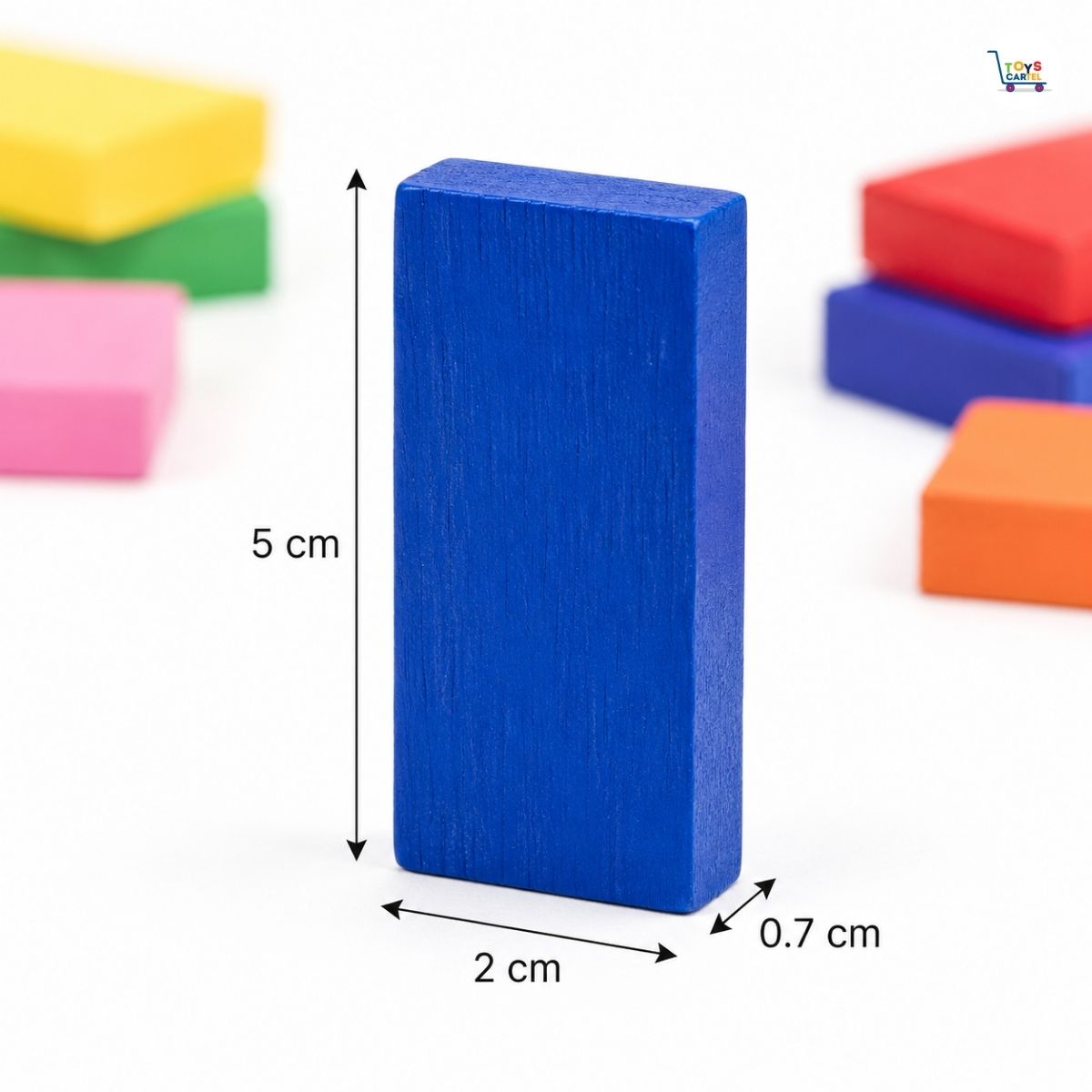 Wooden Domino Blocks Set | 120 Pieces for Kids