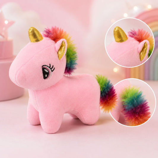 Pink Unicorn Soft Toy For Kids | Cute Plush Stuffed Unicorn