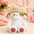 Cute Lamb Sheep Soft Toy with 2-in-1 Convertible Bouquet Hat
