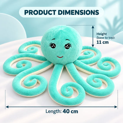 Octopus Plush Toy – Cute Soft Stuffed Animal for Kids, Cuddly Octopus Toy & Decorative Pillow