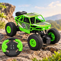 Duster 2WD RC Monster Truck for Kids | Rechargeable Off-Road Remote Control Car with Smoke Effect (Green)