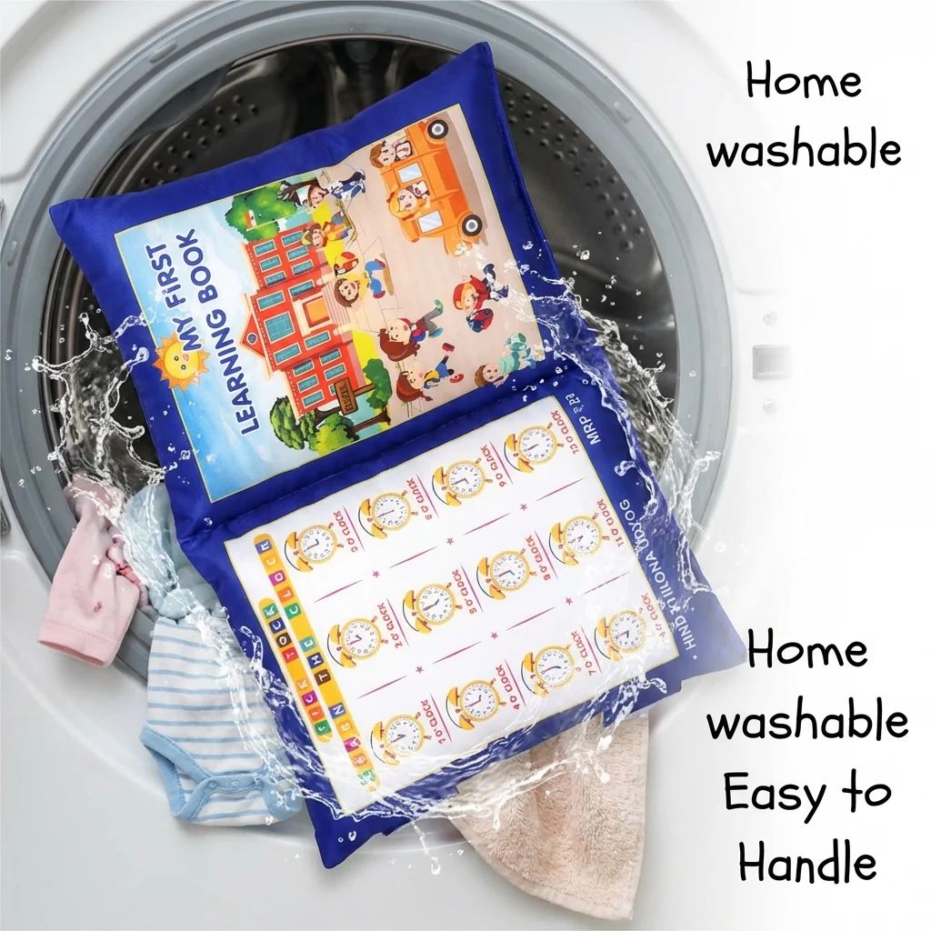 Learning Pillow Book for Kids | Educational Pillow Book for Toddlers & Early Learning