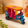 Handmade Wooden Auto Rickshaw Toy for Kids | Traditional Toy