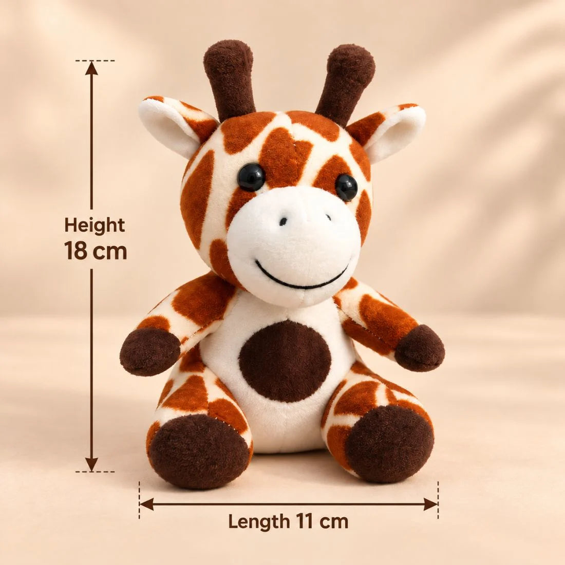 Giraffe Soft Toy for Kids, Cute Plush Stuffed Animal, Soft & Cuddly Toy