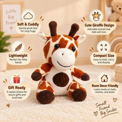 Giraffe Soft Toy for Kids, Cute Plush Stuffed Animal, Soft & Cuddly Toy