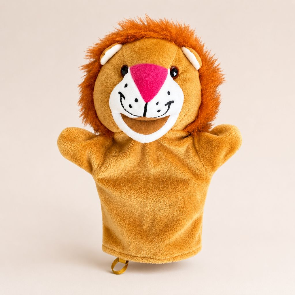 Lion Hand Puppet Soft Toy for Kids Online | Toys Cartel
