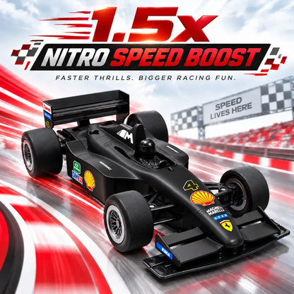 F1 RC Super Car with App, Remote & Bluetooth Speaker (Black)