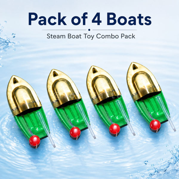 Toys Cartel Steam Boat Toy for Kids | Pop Pop Water Boat Pack of 4