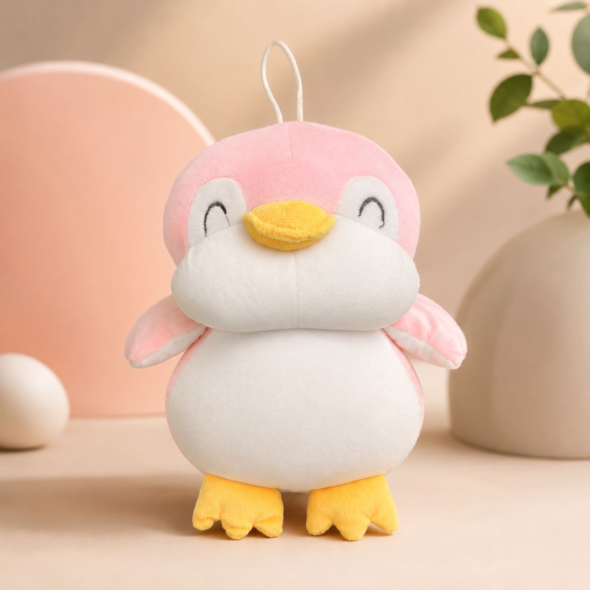 Pink Penguin Soft Toy Plush | Stuffed Animal for Kids & Babies