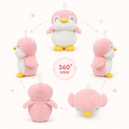 Pink Penguin Soft Toy Plush | Stuffed Animal for Kids & Babies