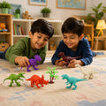 6 Pcs Dinosaur Figure Set | Realistic Dinosaur Toys for Kids (Multicolor)