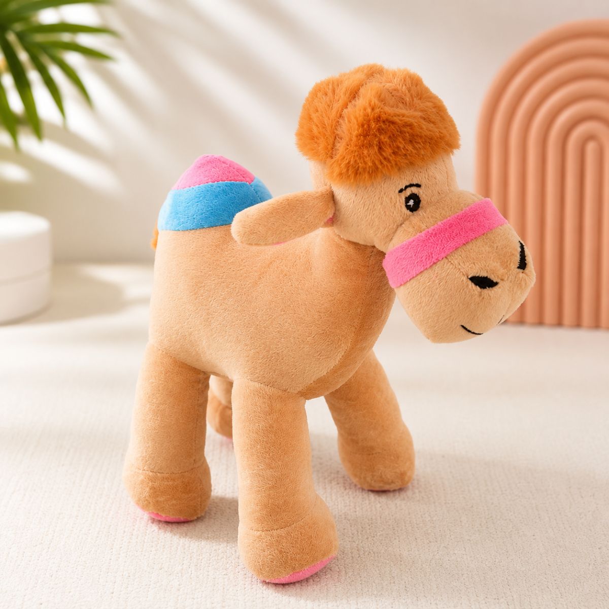 Standing Camel Plush Soft Toy for Kids | Cute Stuffed Animal