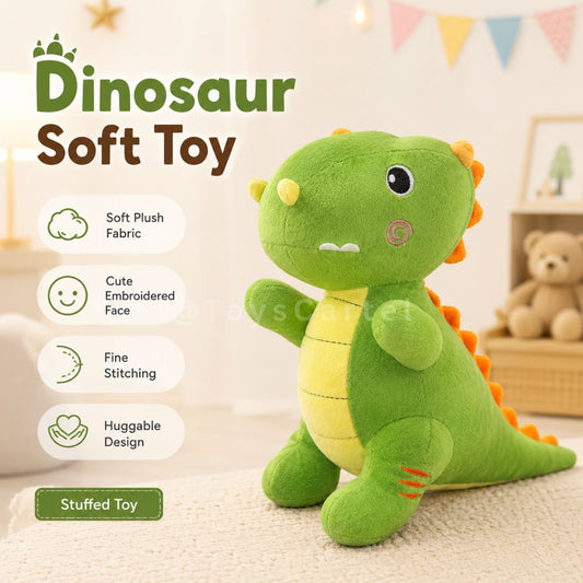 Dinosaur Teddy Soft Toy 26cm | Soft Plush Gift for Kids