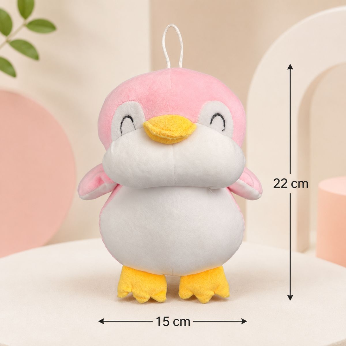 Pink Penguin Soft Toy Plush | Stuffed Animal for Kids & Babies