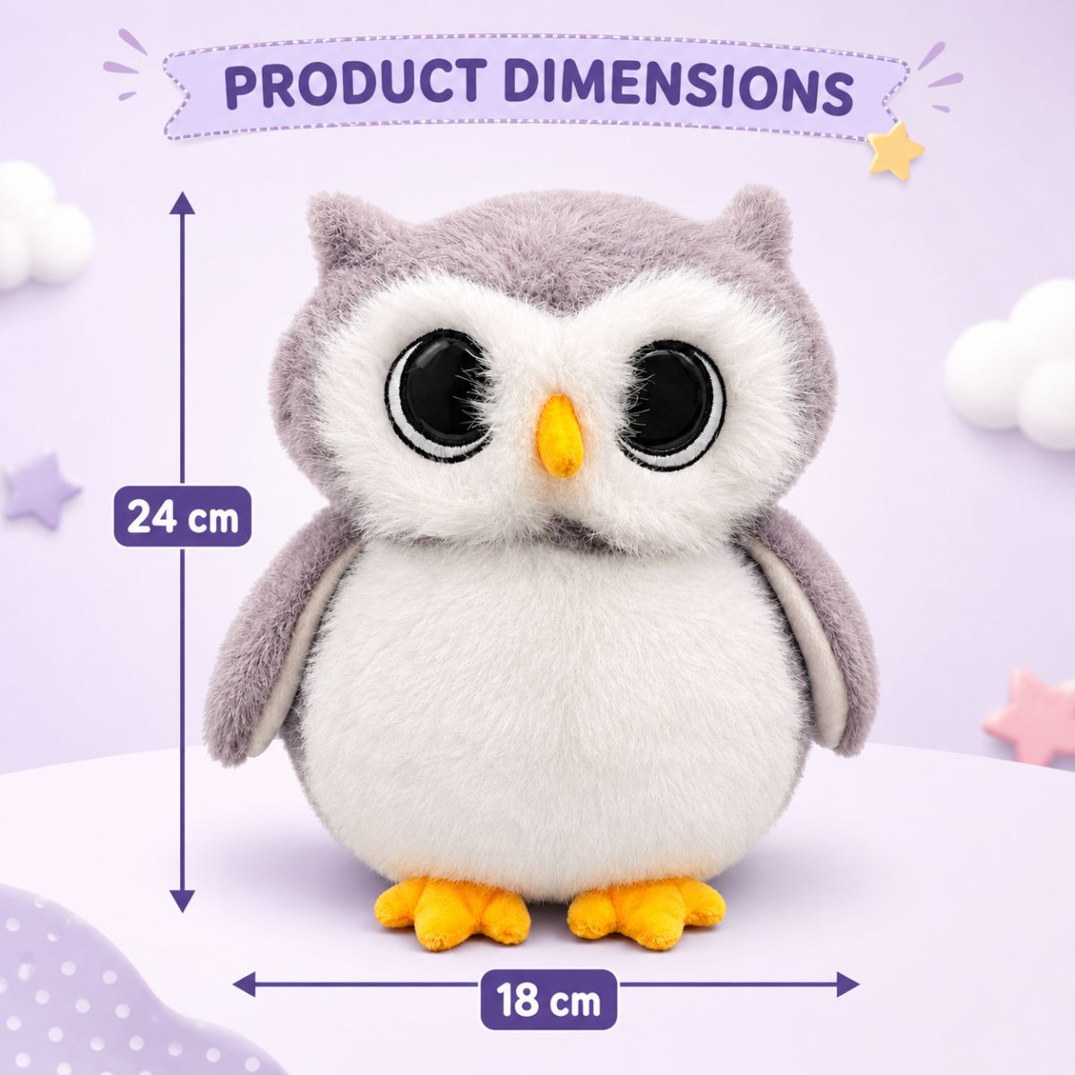 Toys Cartel Owl Soft Toy | Cute Plush Toy For Children
