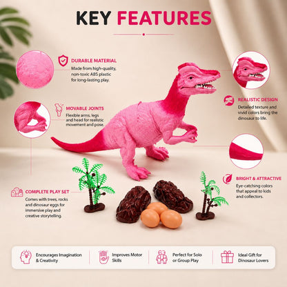 Velociraptor Dinosaur Toy for Kids | Realistic Dino Action Figure