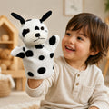 White Dog Hand Puppet for Kids | Soft Toy Puppet