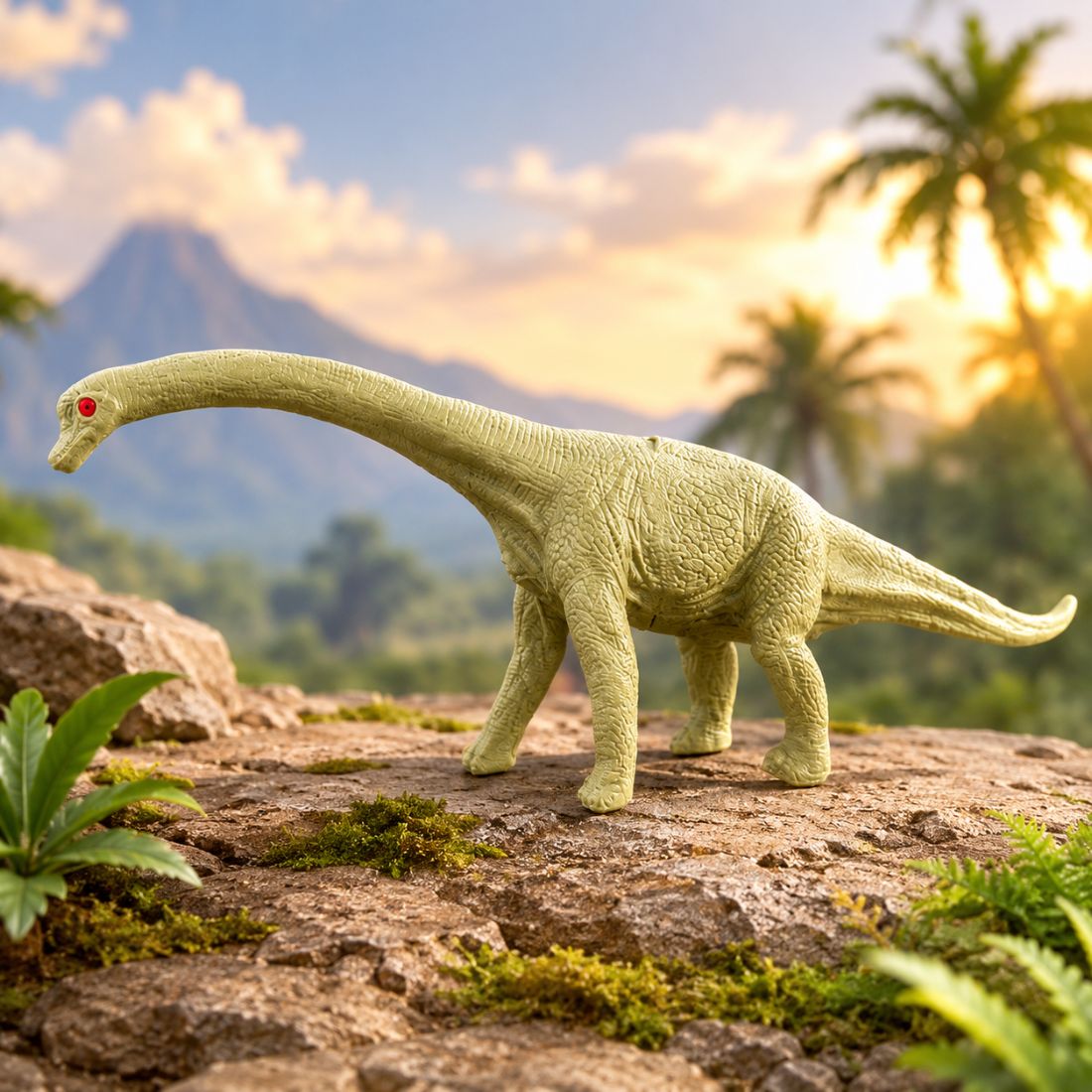 Long Neck Dinosaur Toy | Big Dinosaur Figure for Kids
