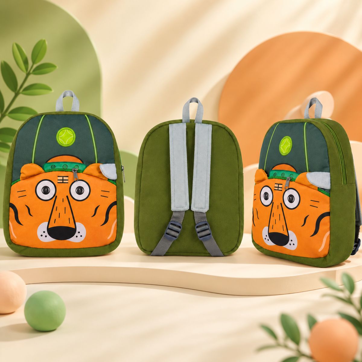 Cute Animal School Bag for Kids | Soft Plush Nursery Backpack