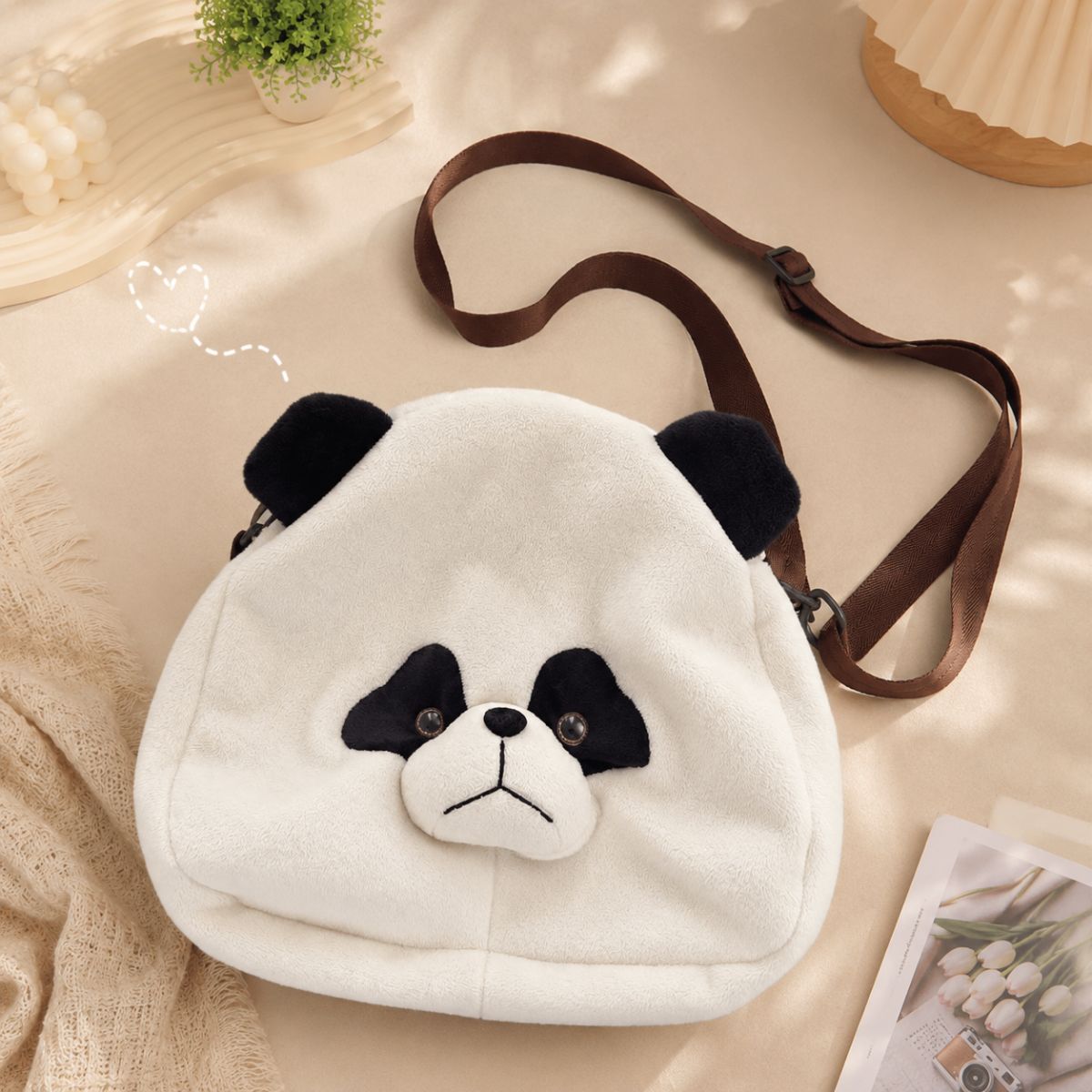 Panda Sling Bag for Girls | Cute Panda Crossbody Bag