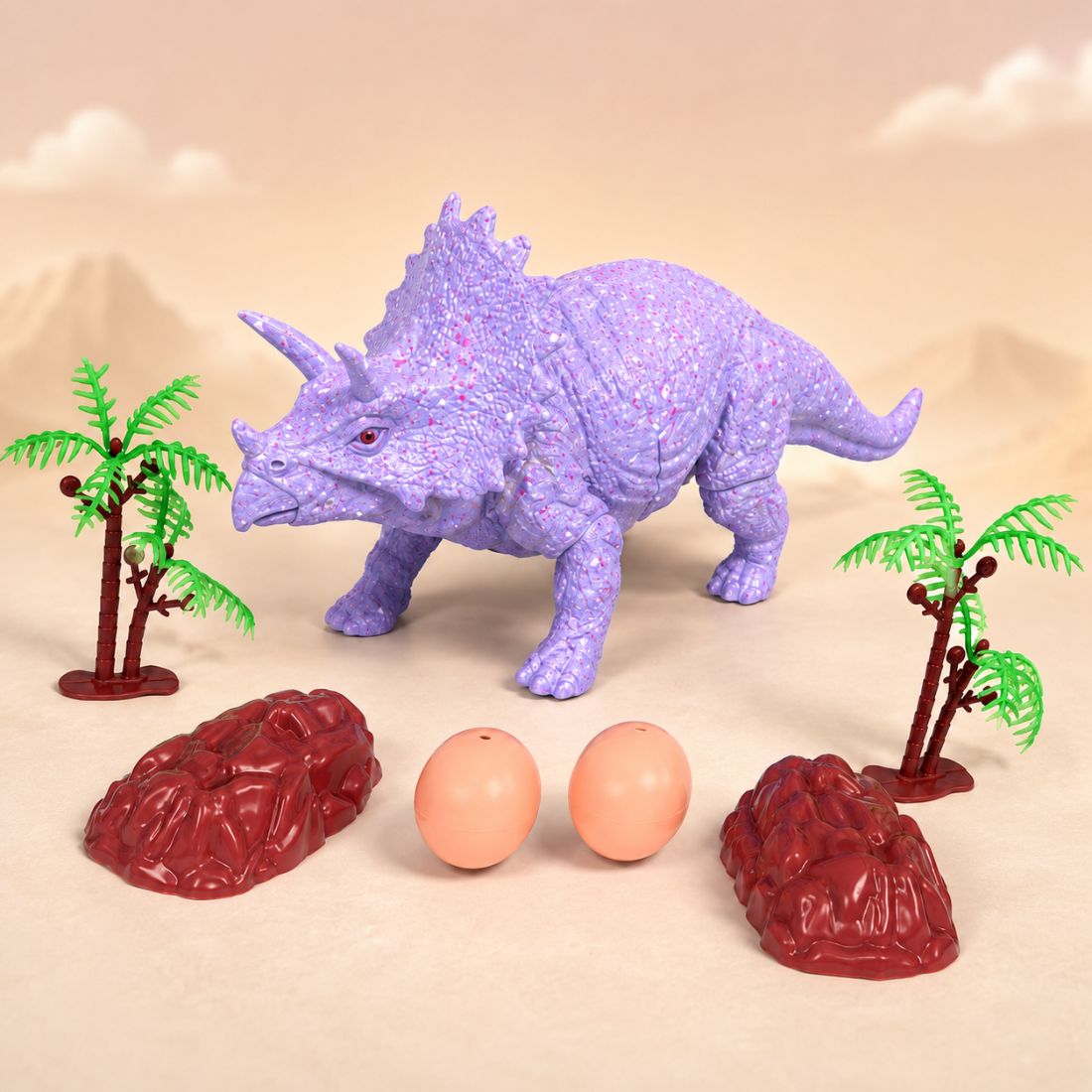 Triceratops Dinosaur Toy for Kids | Big Dinosaur Action Figure